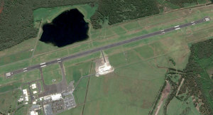 Ballina Byron Gateway regional airport services northern NSW including Ballina and Byron Bay. (Google Earth image)
