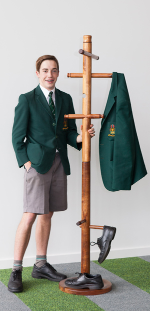 Turned Coat/Hat Rack
