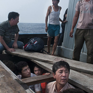Barat Ali Batoor&rsquo;s winning photograph shows a group of asylum seekers bound for Australia and was entered as part of his &ldquo;Hazara Exodus&rdquo; photographic essay series. The image was published in The Global Mail.