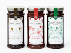 Tiny Hunter drew inspiration from the world of fine art for the sauce labels.