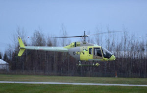 Bell 505 prototype makes its first flight in Canada. (Bell Helicopter)