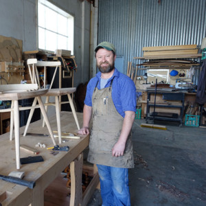 Melbourne furniture maker Bern Chandley specialises in Windsor chairs and settees.
