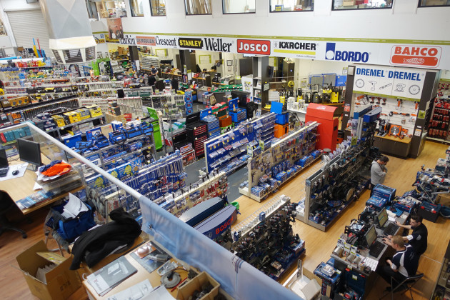 Beyond Tools showroom, only part of the range.