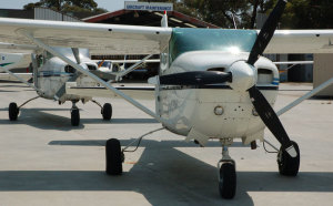 Older Cessna 200 series such as these C206s have been subject of a Supplemental Inspection Document to ensure ongoing airworthiness. (Steve Hitchen)