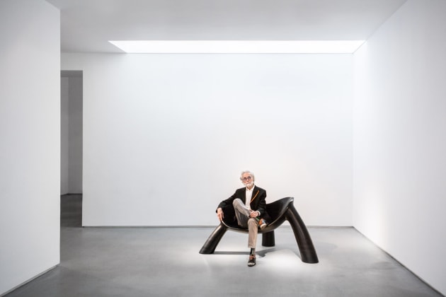 Wendell Castle in his studio. Photo: Matt Wittmeyer