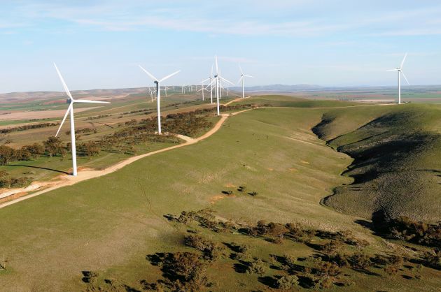 Clements Gap Wind Farm will supply energy to Orora in South Australia. (Image supplied by Orora).