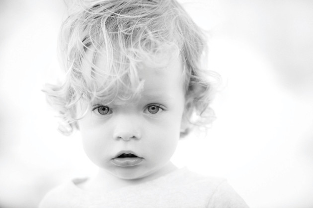 Jesper Axel Svensson. A deep,
uncompromising and captivating
stare of innocence from a young
soul. Retoucher: Simone Stoicov. &copy; Nikki McLennan.