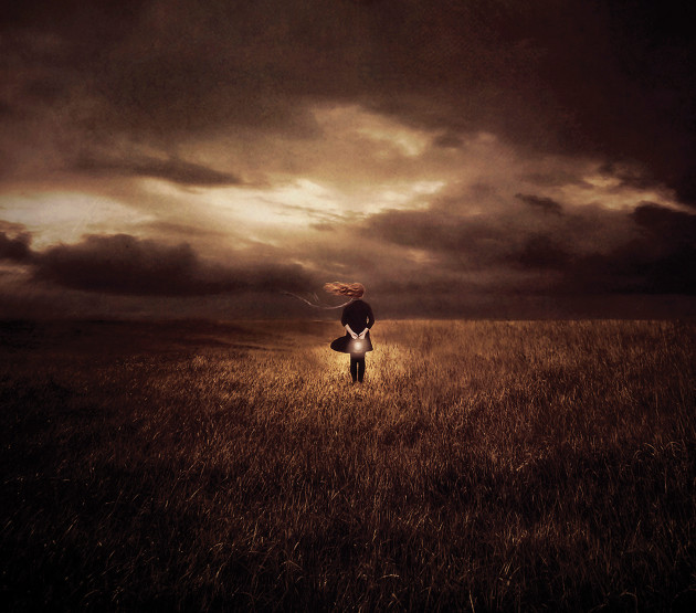 Stand Fast. Facing your
fears, holding onto hope. &copy; Missy Grant.