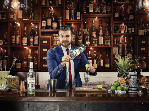 Empire of Dreams.
Advertising portraiture
for the Bacardi Empire of
Dreams cocktail. &copy; Tom Franks.