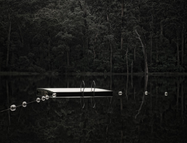 Personal work. Dark Pontoon. Karri Valley in Pemberton,
South West WA. &copy; Ben Reynolds.