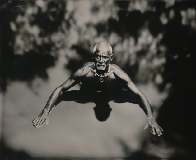 Sub. Sub&rsquo;s grandfather grew
up on the mission at
Ukerebagh Island. His
reflection and its interaction
with the shadows cast by the
island&rsquo;s huge mangroves is
an obscure look into the past
and the connection his
forefathers had with the very
same piece of coastline. &copy; Craig Tuffin.