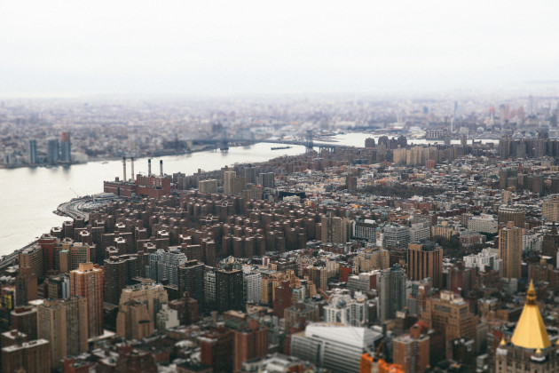 View toward Stuyvesant town
& Brooklyn, NYC. &copy; Matt Taylor.