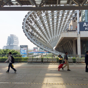 Entry way to Canton Fair, Guangzhou, China