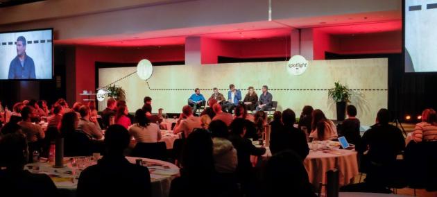 The panel. 
CaptureLIVE - Emerging Photographers' Masterclass
