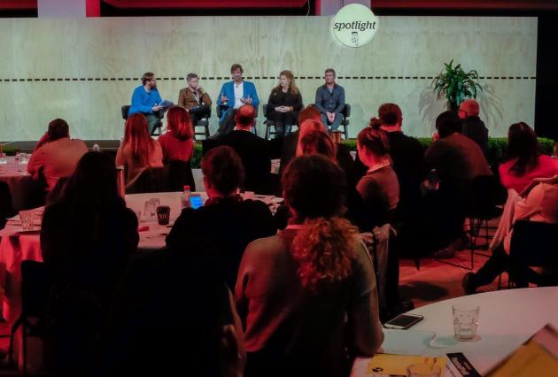 The panel. 
CaptureLIVE - Emerging Photographers' Masterclass