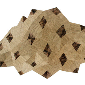 Chelsea Lemon, Pinecone Panel, Tasmanian blackwood and American white oak, 2015