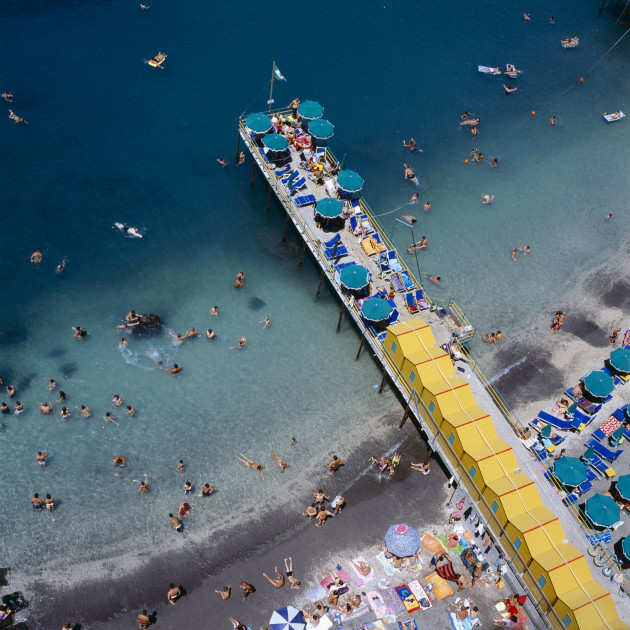 &copy; Chloe Paul. Beach Boxes and Umbrellas.