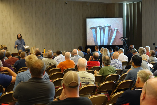 Chris Schwarz's gave one of the opening talks at WIA with the intriguingly title: "Nails & The Decline of Western Civilization."