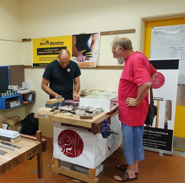 Christian Timbs sources and sells a range of Japanese hand tools, and also trades as Best Abrasives retailing Mirka sanders and accessories.