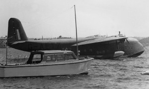 The Qantas Empire Flying Boat Circe before it disappeared en-route to Java in 1942. (Qantas Heritage Collection)
