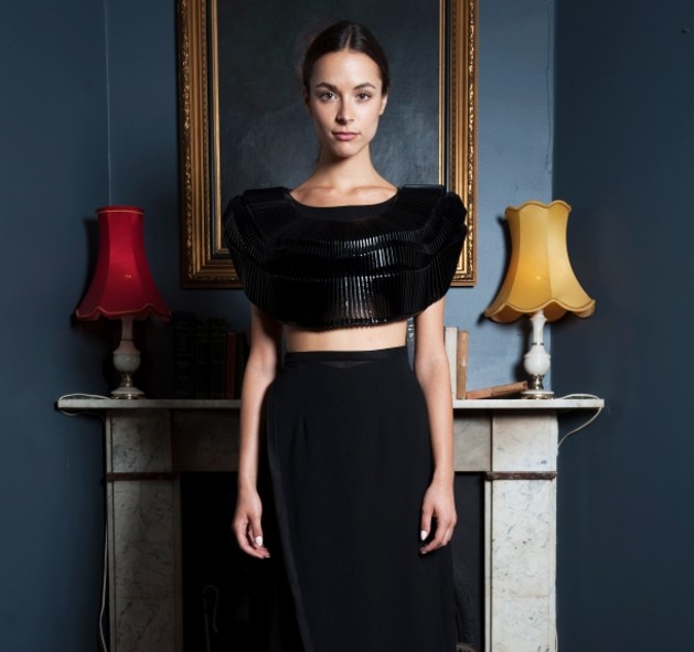 Entrant Laura Galati with her design.