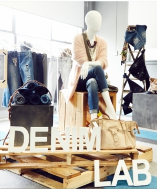 DENIM LAB: Embellished looks key.