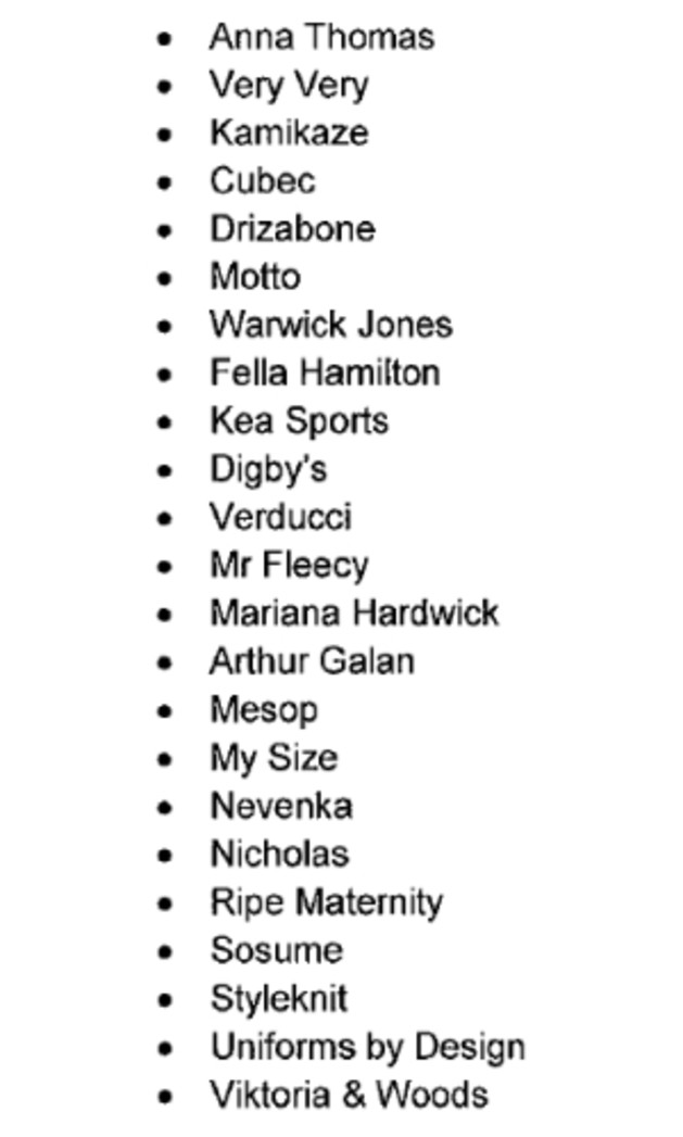THE LIST: Union after 23 brands.
