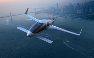 Cobalt's futuristic Co50 Valkyrie features a canard and a pusher propeller. (Cobalt Aircraft)