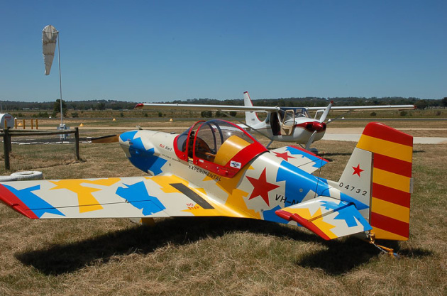 A Corby Starlet, the designer of which, John Corby, is to be inducted into the Australia Aviation Hall of Fame. (Steve Hitchen)