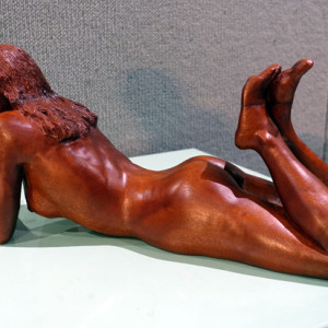 David Crawford, Naked Lady, mahogany.