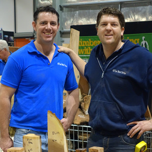 Luke Reurich (left) and Paul Riley from All Class Timbers.