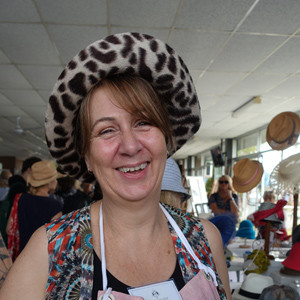 Dianne the milliner from The Dressing Table, Kyneton, Vic