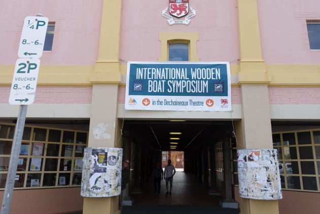 The International Wooden Boat Symposium took place concurrently at the University of Tasmania, Hunter Street campus.