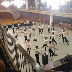 Class at a previous Prix de Lausanne.