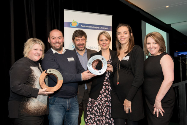 2016 Outstanding Ahievement award winners and APC Signatory of the Year winner with Trish Hyde, CEO APC.