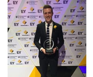 Danie Flynn won in the Emerging Category (Southern Region) of The EY Entrepreneur of the Year award for his entrepreneurial spirit and the significant growth of The Thankyou Group.