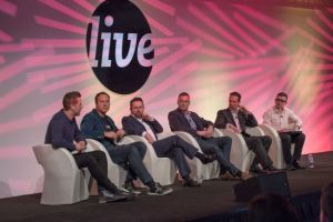The 'De-risking innovation' panel featured (left to right): Daniel Flynn, Alan Jones, Nick Hickford, Dave Malcolm, David Baveystock and Dermott Dowling.