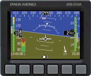 Dynon's D10A EFIS is now approved by STC for use in certified aircraft. (Dynon)
