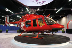 The Eagle 407HP is a Bell 407 with a Honeywell HTS900 turbine in place of the RR C47. (Eagle Copters Australasia)