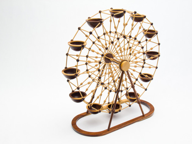 Daryle Broadhurst's Ferris Wheel won the Spindle Turned section and also Best of Show