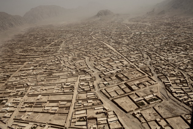 View of the northern outskirts of Kandahar City in Afghanistan on Thursday 6 September 2010.. A five-day operation aimed at pushing out Taliban presence, conducted by the US Army 504th Military Police Battalion and Afghan Security Forces, ended on 31 August.