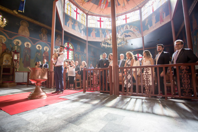 <p>&copy; Fiona Frawley - Greel Orthodox baby christening.</p>