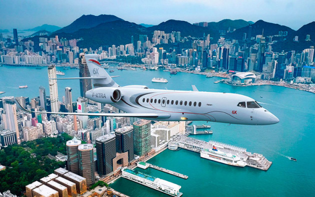 French manufacturer Dassault's Falcon 6X. (Dassault)