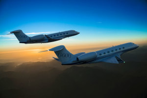 Gulfstream's new G500 and G600 business jets. (Gulfstream)