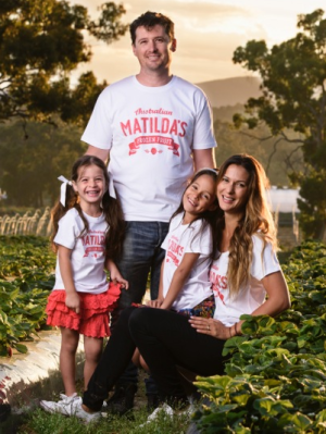 Matilda&rsquo;s founders Matt and Ruth Gallace with their daughters Charlotte and Ella.