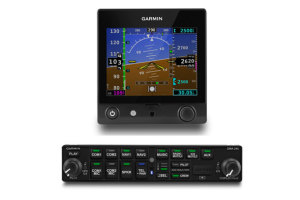 Garmin's G5 back-up PFD and GMA 245 audio panel. (Garmin)