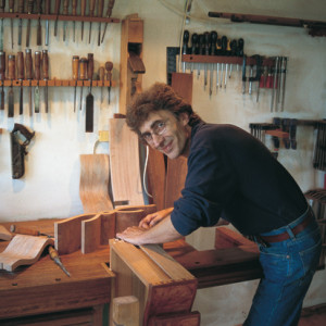 Furniture designer/maker George Gavaric in his workshop, 2003. Photo: Raf Nathan