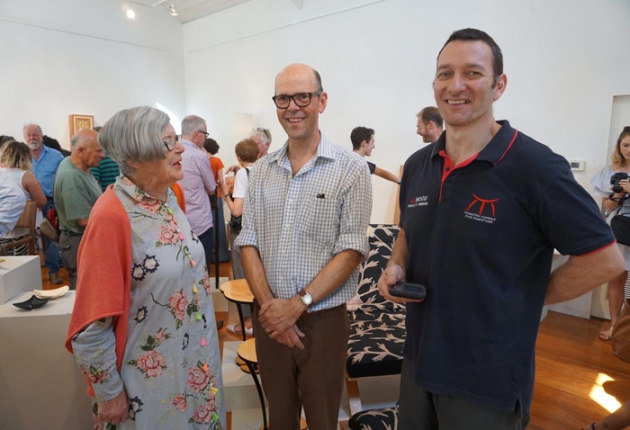 Gillian McCracken, Mark Viner, Thirston Morris. Photo: Grace Cochrane