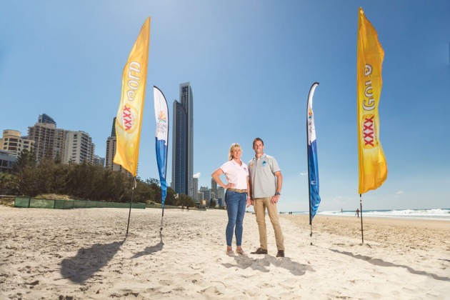 Brisbane 1982 Commonwealth Games gold medalist, Glynis Nunn-Cearns and Glasgow 2014 Australian Hockey player, Mark Knowles.
