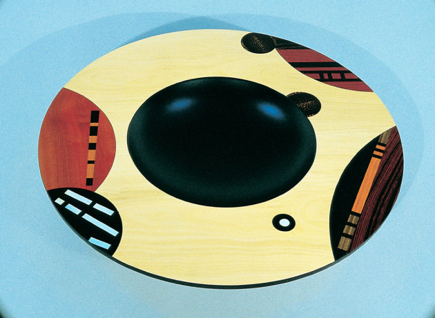 Greg Collins, Licorice Allsorts, Huon pine with inlay, 1998. Photo: Greg Collins